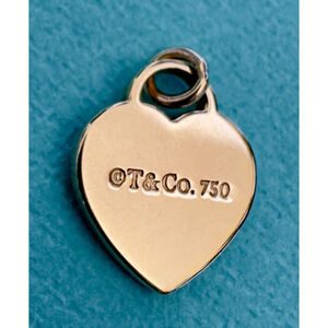Tiffany & Co. 18k Rose Gold Mini Heart Pendant
